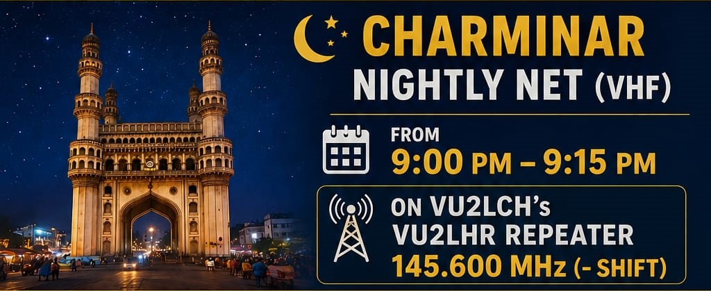 HYDERABAD HAMS  Stay Connected, Stay Active, Stay on the Air!
